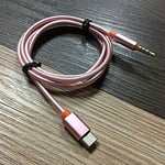 Kurphy USB Type C to 3.5mm Audio Aux Jack Adapter USB C Male to 3.5mm Male Extension Headphone Audio Stereo Cord Adapter Cable