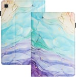 Housse Tablette Pour Samsung Galaxy Tab A7 10.4 Sm-T500/T505 Pu+Tpu Coque Tablette Samsung Tab A7 Réveil/Veille Automatique Coque Galaxy Tab A7 Peinture À L'huile