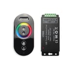 Gt666 Rgb Led Controller Trådlös Rf Touch Remote Dc 12v 24v 18a 3 kanaler Lampor Tape Dimmer Swit