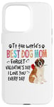 iPhone 15 Pro Max St Bernard Best Dog Mom Valentines Day Funny Dogs Lovers Case