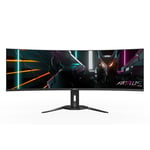 GIGABYTE AORUS CO49DQ OLED Curved Gaming Monitor - 5120x1440(DQHD), 18