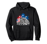 American Truck Driver Pullover Hoodie