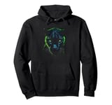 Panther with beautiful green eyes black panthers Pullover Hoodie