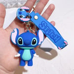 Lilo & Stitch nyckelring 3D-figur för barn - söt plånbok, ryggsäck, väska och bilhängsdekoration B