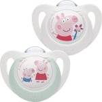 NUK Star Peppa Pig dummy 18-36m 2 pc