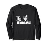 The Wine Maker Vineyard Winery wine making Grapes Winemaker Long Sleeve T-Shirt