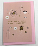 Type And Story Birthday Card You Are One In A Million Happy Birthday Large Card