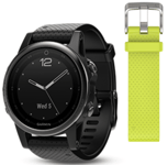 Garmin Watch Fenix 5S Sapphire Black Black Band