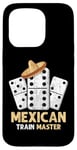 iPhone 15 Pro Mexican Train Master Domino Player Dominoes Lover Game Mens Case