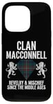 Coque pour iPhone 13 Pro MacConnell Clan Scottish Name Of Arms Family Tartan