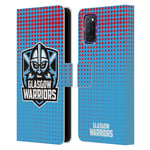 OFFICIAL GLASGOW WARRIORS GRAPHICS LEATHER BOOK WALLET CASE FOR OPPO PHONES