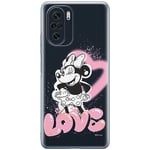 ERT GROUP Coque de téléphone Portable pour Xiaomi MI 11i/ REDMI K40/K40 Pro/POCO F3/ F3 Pro Original et sous Licence Officielle Disney Motif Minnie 079, Coque en TPU