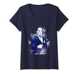 Womens Art Portrait of the State Founder of Turkey M.K.Atatürk V-Neck T-Shirt