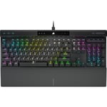 Corsair K70 Pro RGB Clavier de Jeu Optique mécanique Filaire - Interrupteur linéaire OPX - Touches PBT Double Shot - Compatible iCUE - QWERTZ DE - PC, Xbox - Noir