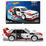 MEGA-Hot Wheels-Audi 90 Quattro IMSA GTO, 973 pièces à construire HRY20