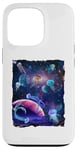 Coque pour iPhone 13 Pro Sea jellies Wild Pet Animal Universe Galaxy Stars Jellyfish