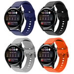 SPGUARD Strap Compatible with Huawei Watch 4 Strap/watch 4 Pro Strap/Watch 3/Watch 3 Pro Strap,Soft Silicone Strap Sport Replacement Strap for Huawei Watch 4/watch 4 Pro/Watch 3/Huawei Watch 3 Pro