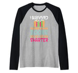 Womens I Survived Reading Banned Books And All I Got Was Sma Raglan Baseball Tee