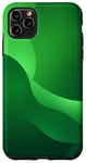 Coque pour iPhone 11 Pro Max Art minimaliste abstrait en vert