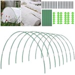 MQHUAYU Arceau pour Serre Tunnel, 36 Pièces Arceau de Jardin, Arceaux Serre de Jardin pour Les Lits Surélevés, Les Filets de Jardin, Les Couvertures de Rangs