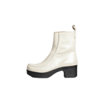 Calou Stockholm Viola Boot Patent White Vit