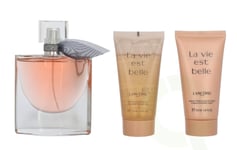 Lancome La Vie Est Belle Giftset 150 ml Edp Spray 50ml/Bodylotion 50ml/Shower Gel 50ml