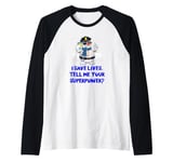 I Save Lives Tell Me Your Superpower Funny Police Officer Raglan Baseball Tee