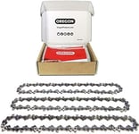 Oregon Chainsaw Chain for 16-Inch (40 cm) Bar -56 Drive Links – low-kickback chain fits Einhell, McCulloch, Black & Decker and more (91P056X3) (Pack of 3)