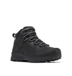 Columbia Women's Peakfreak 2 Mid Outdry Leather waterproof mid rise hiking boots, Black (Black x Graphite), 3 UK