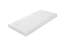 Traumnacht Baby/Junior Duo Premium Matelas avec Couverture en Tissu éponge, Blanc, 70 x 140 cm