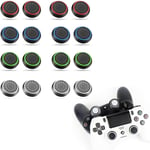 16 Pcs Boîte À Clés En Silicone Avec Protections Joystick Pour Manette Ps4, Xbox 360, Ps3 - Embouts En Silicone Pour Joystick Inclus