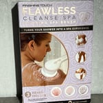 Flawless Cleanse Spa Electric Body Brush 3 Multi-Purpose Heads
