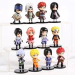 Lot De 12 Mini Figurines Naruto Sasuke Kakashi Sakura Gaara Itachi Jouet Lia15912