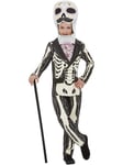 Smiffys Deluxe DOTD Senor Costume, Pink & Black Jacket, Top, Trousers & Headpiece, Mexican Day of The Dead/Sugar Fancy Dress, Day of The Dead Lady Dress Up Costumes