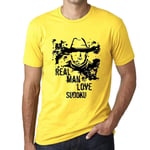 Homme Tee-Shirt Les Vrais Hommes Aiment Le Sudoku - Real Men Love Sudoku - T-Shirt Graphique Éco-Responsable Vintage Cadeau Nouveauté