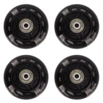 UK 4 PCS Inline Skate Flash Wheel Roller Skate PU Wheels Replacement Skate Whee