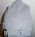 New Era TEAM CUFF BEANIE UNISEX ADULTS - Beanie Grey Silver Metal NY LOGO