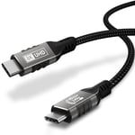 Cable Thunderbolt 4 2M, Usb C Câble Supporte Transfert De Données 40Gbps, Vidéo 8K@60Hz/4K@144Hz, 240W Cable Usb C Vers Usb C Pour Iphone 16/15 Pro/ Macbook Air/Pro M1 M2, Studio Display[L1955]