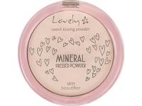 Lovely Mineral Pressed Powder Transparent Högmattande Mineral Ansiktsfixerare 10G