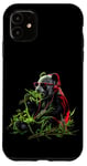 Coque pour iPhone 11 Panda Bear Motif Animaux Amoureux Des Animaux Casque Dj