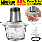 2L Electric Meat Grinder Food Processor Fruits Blender Veg Chopper Sausage Maker