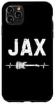 Coque pour iPhone 11 Pro Max Jax Guitare Battement De Coeur Musique Guitariste