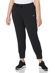 Nike W NK Dry Get FIT FLC TP Pant Pantalon de Sport Femme, Black/(White), FR : 2XL (Taille Fabricant : 2XL)