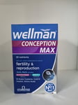 Vitabiotics Wellman Conception Max 84 Tabs/Caps Support for Reproductive Men