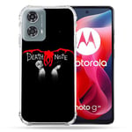 Cokitec Coque Renforcée pour Motorola G24 4G Manga Death Note Noir