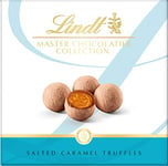 Lindt Master Chocolatier Collection - 9 Assorted Milk Salted Caramel Truffles, 135g - Chocolate Truffles with a Melting Salted Caramel Truffle Centre -Birthday, Celebration, Congratulations, Thank you