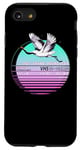 iPhone SE (2020) / 7 / 8 Japanese Crane Streetwear in Vaporwave Lofi retro Cyberpunk Case