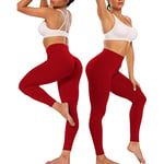 HINK Woman Pants And Jean,Women's Fashion Workout Leggings Fitness Sports Gym Running Yoga Athletic Pants Watermelon Red Pants For Valentine'S Day Easter