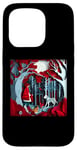 Coque pour iPhone 15 Pro Illustration en papier découpé Petit Chaperon rouge