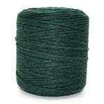 300 m / 984 ft of 2 mm Green Macrame Cord Natural Cotton String Craft Artisan Thread Twisted Macramé